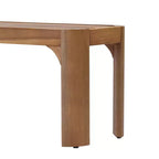 Christopher Knight Home Bao Set da Pranzo Moderno a 3 Pezzi per Patio in Legno di Acacia con Design a Doghe