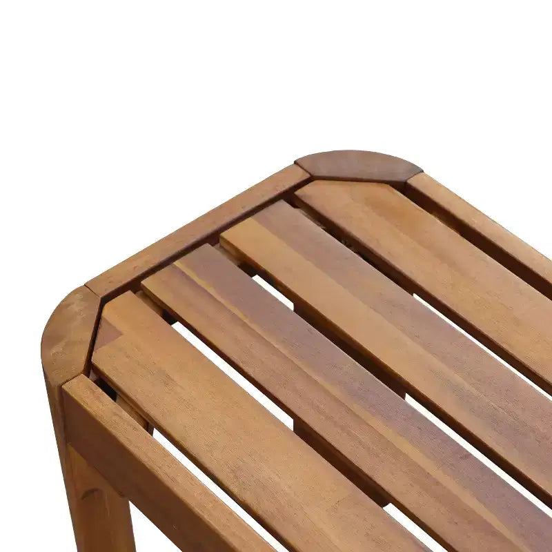 Christopher Knight Home Bao Set da Pranzo Moderno a 3 Pezzi per Patio in Legno di Acacia con Design a Doghe