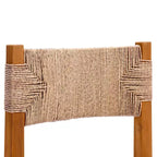 Set da pranzo da esterno Christopher Knight Home Elian Farmhouse in legno di acacia e vimini intrecciato, 7 pezzi