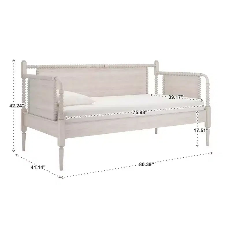 Divano Letto Due Letti Archer - Bianco Antico - iNSPIRE Q