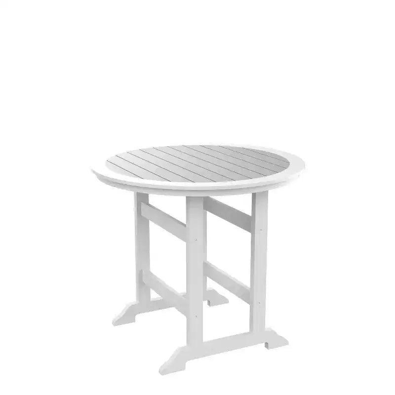 Tavolo da Bar Rotondo da Esterno in HDPE GDFStudio Harbor 48 x 48