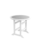Tavolo da Bar Rotondo da Esterno in HDPE GDFStudio Harbor 48 x 48