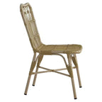 Set da pranzo da 5 pezzi Christopher Knight Home Tracy Boho in legno di acacia e rattan da patio