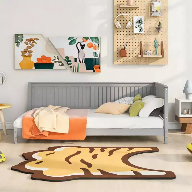 Letto da Giorno Moderno Luxystar in Legno, Dimensione Matrimoniale, per Soggiorno e Camera degli Ospiti