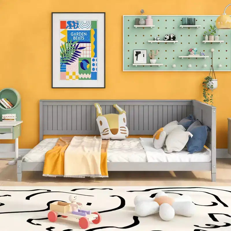Luxystar Divano Letto Moderno Matrimoniale in Legno per Soggiorno e Camera degli Ospiti