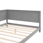 Luxystar Divano Letto Moderno Matrimoniale in Legno per Soggiorno e Camera degli Ospiti