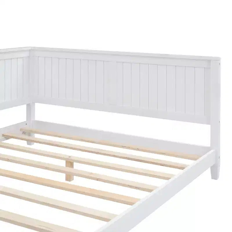 Luxystar Divano Letto Moderno Matrimoniale in Legno per Soggiorno e Camera degli Ospiti