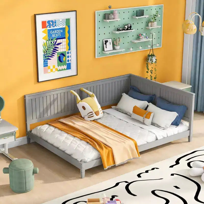 Luxystar Divano Letto Moderno Matrimoniale in Legno per Soggiorno e Camera degli Ospiti