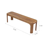 Christopher Knight Home Arman Set da Pranzo da Esterno Moderno a 6 Pezzi in Acacia con Design in Vimini e a Doghe