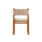 Christopher Knight Home Roya Set da Pranzo da Esterno Moderno da 7 Pezzi in Acacia con Rattan e Design a Doghe