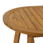 Christopher Knight Home Roya Set da Pranzo da Esterno Moderno da 7 Pezzi in Acacia con Rattan e Design a Doghe