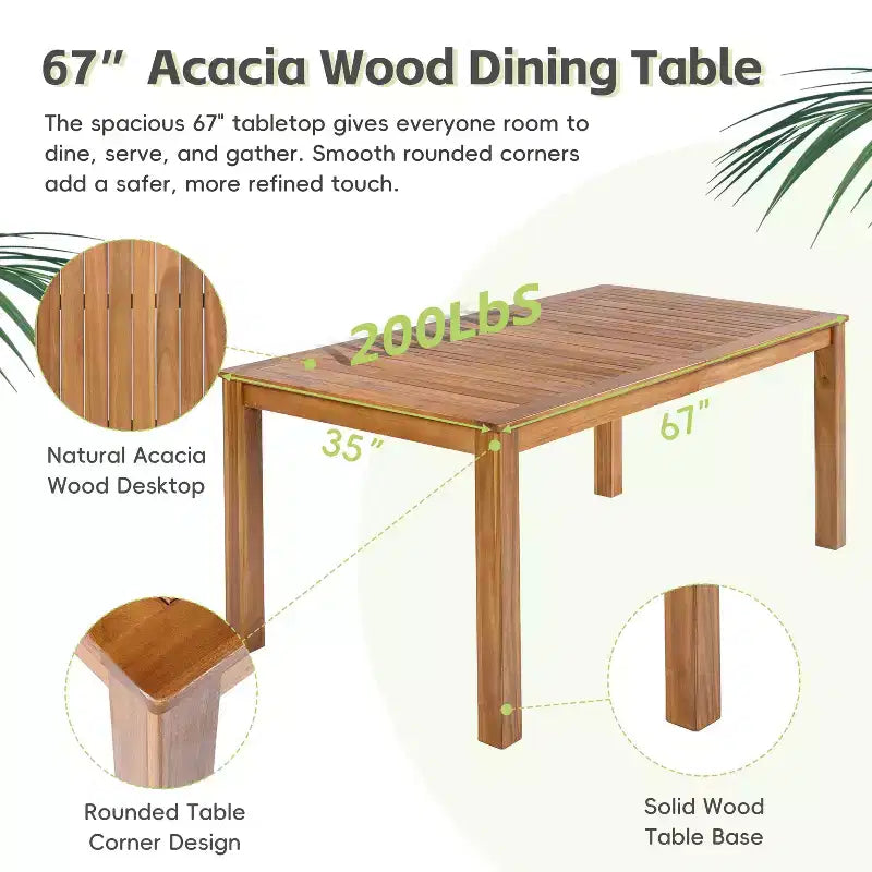 GDFStudio Nicolas, set da pranzo da 7 pezzi in legno e metallo con sedie a braccioli in rattan intrecciato a mano