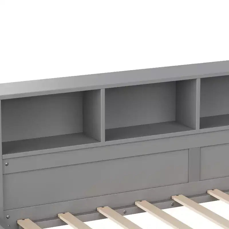 Divano Letto a L Moderno Luxystar di Dimensioni Doppie con Mensole e 3 Cassetti