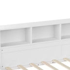Divano Letto a L Moderno Luxystar di Dimensioni Doppie con Mensole e 3 Cassetti