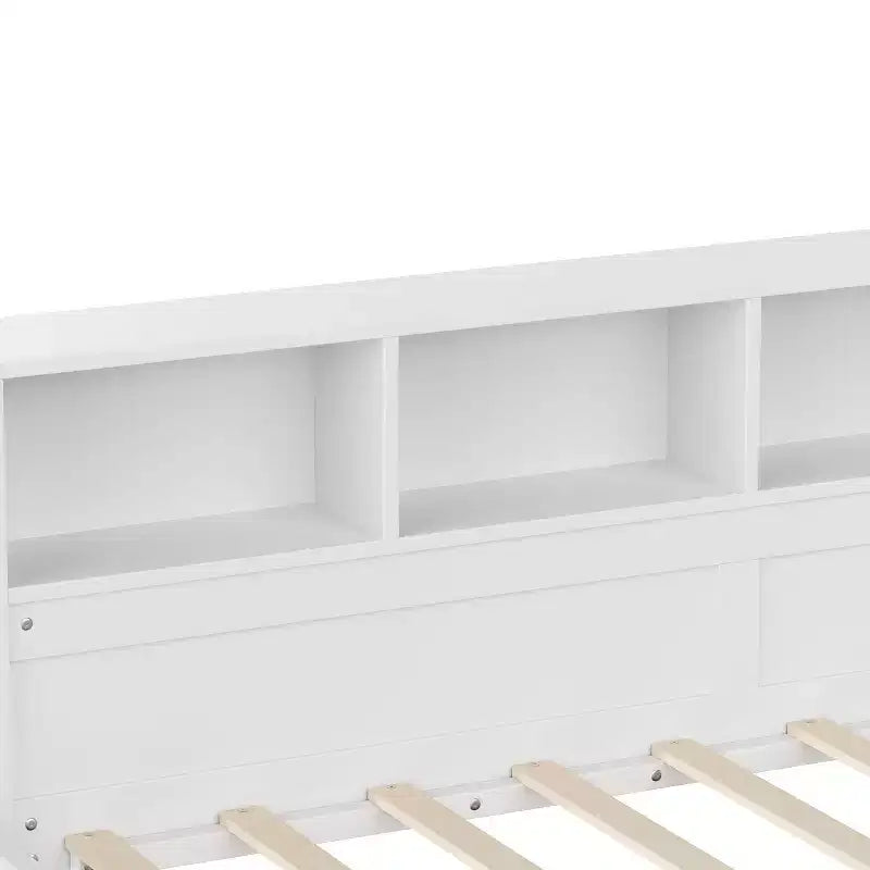 Divano Letto a L Moderno Luxystar di Dimensioni Doppie con Mensole e 3 Cassetti