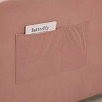 Divano letto singolo con letto estraibile, in velluto con porte USB e tasche laterali per soggiorno, camera da letto, camera degli ospiti - ModernLuxe