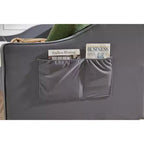 Letto singolo con rotelle, Divano letto in velluto con porta USB, Tasche laterali, Schienale capitonné per camera da letto, soggiorno - ModernLuxe