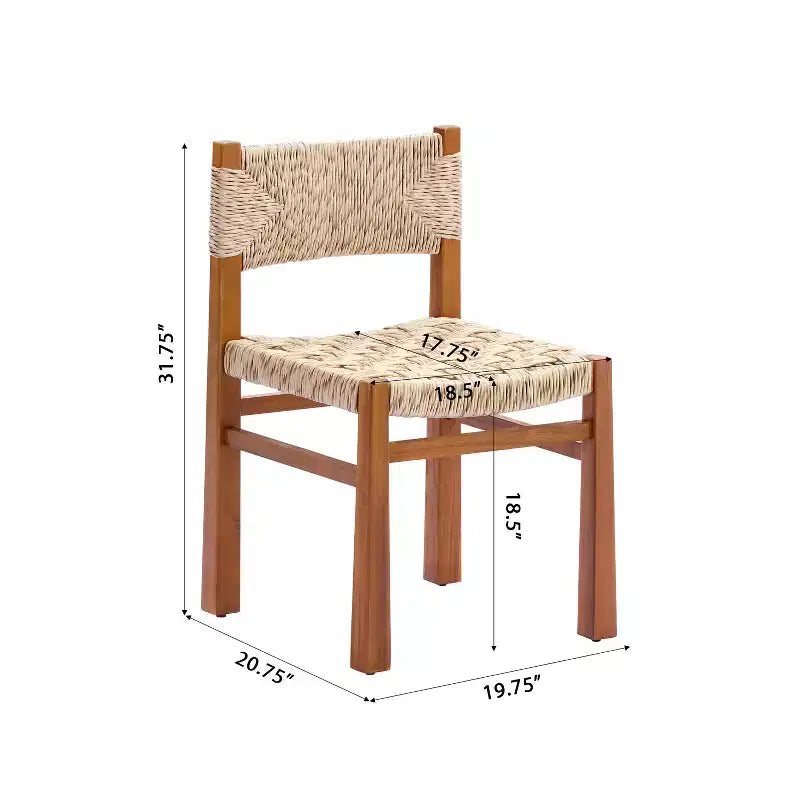 Christopher Knight Home Fineas Set da Pranzo da Esterno Bohemien a 9 Pezzi in Legno di Acacia con Tavolo Espandibile a Doghe e Design in Vimini