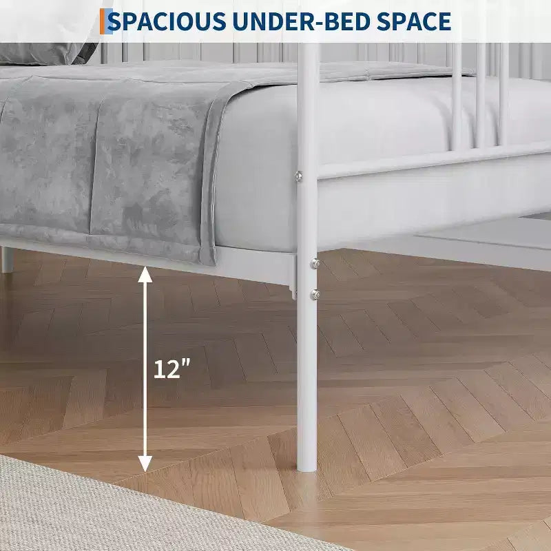 GustoWave Divano letto estraibile salvaspazio, telaio letto a piattaforma in metallo per camera da letto, soggiorno, camera degli ospiti