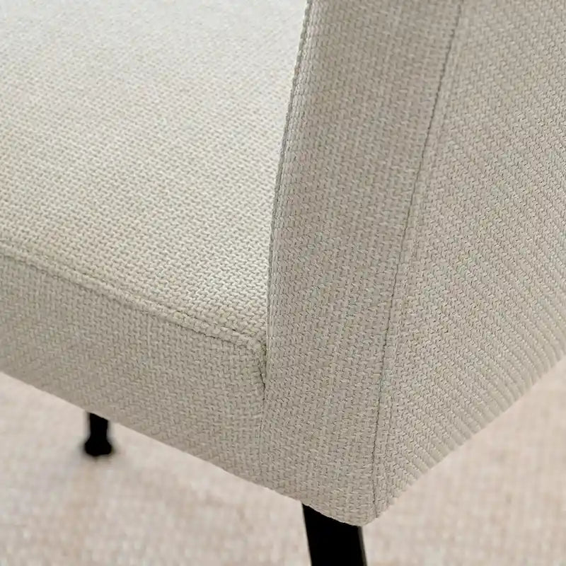 Sedia da pranzo con schienale rettangolare verde / beige / blu scuro e sedile imbottito, set da 4