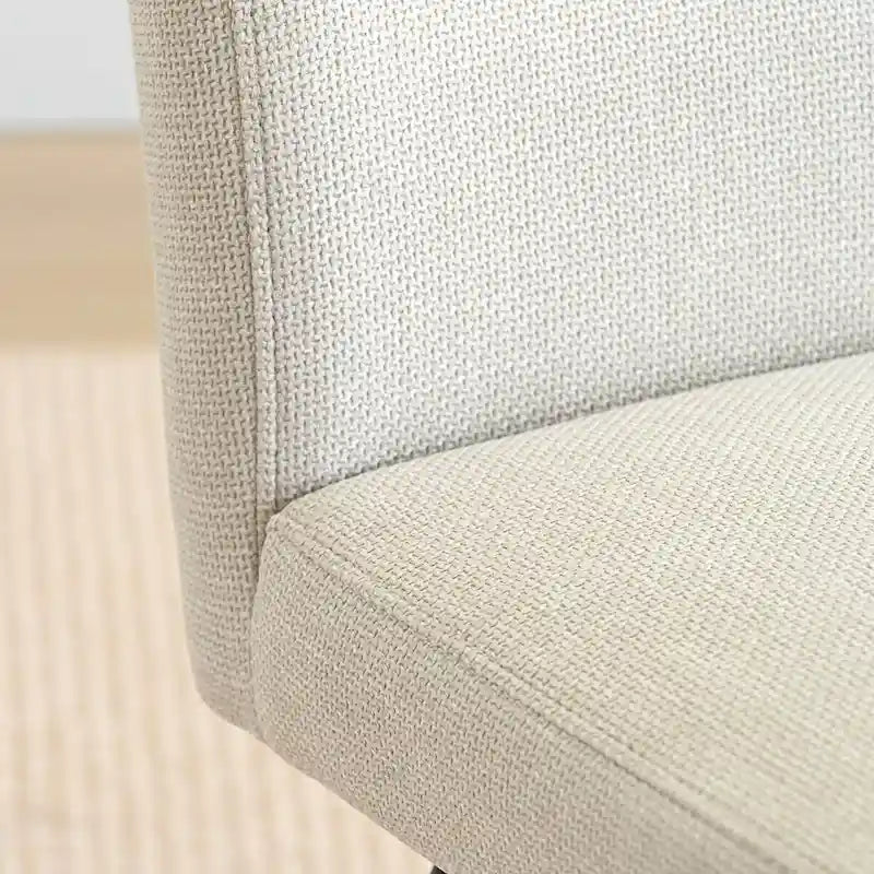 Sedia da pranzo con schienale rettangolare verde / beige / blu scuro e sedile imbottito, set da 4