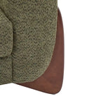 Divanetto a 2 posti in Bouclé (bianco / verde oliva / color caramello / blu navy / mandorla)