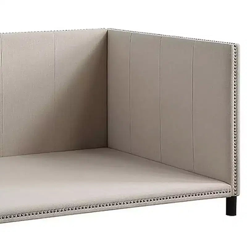 Acme Furniture Letto Yinbella Completo Lino Beige