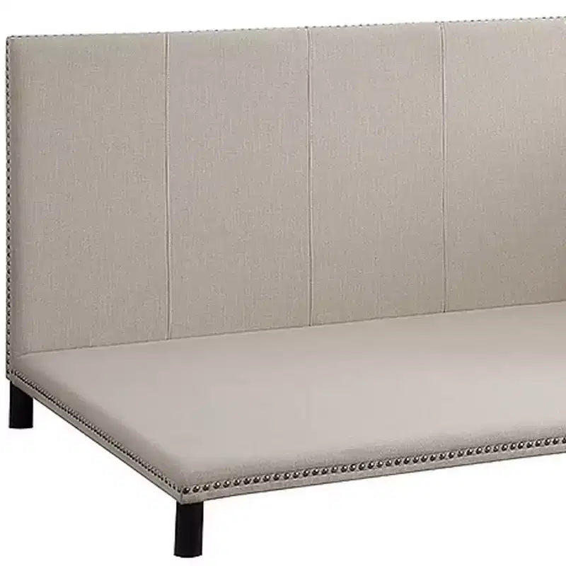 Acme Furniture Letto Yinbella Completo Lino Beige