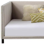 Acme Furniture Letto Yinbella Completo Lino Beige