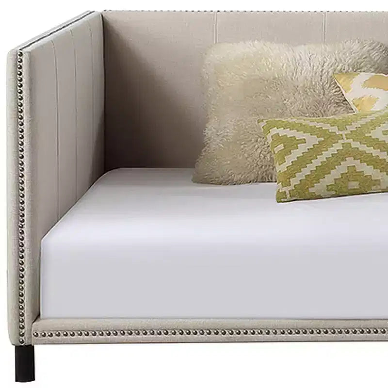 Acme Furniture Letto Yinbella Completo Lino Beige