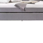 Divano Letto Full DayBed Justice in Tessuto Grigio Fumo - Acme Furniture