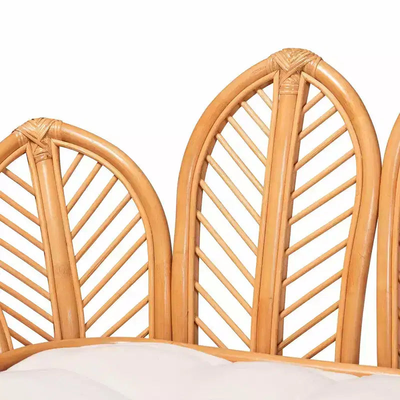 bali & pari Divanetto in rattan Twin Loften miele chiaro