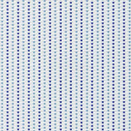Tavolino rotondo da patio in vimini blu/bianco - Roller Rabbit x