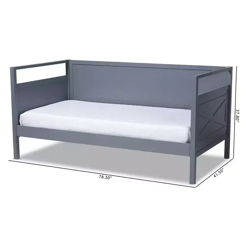 Divano letto doppio Cintia Wood - Baxton Studio