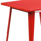Tavolo quadrato da interno/esterno in metallo di livello commerciale Flash Furniture 31.5