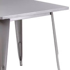 Tavolo quadrato da interno/esterno in metallo di livello commerciale Flash Furniture 31.5