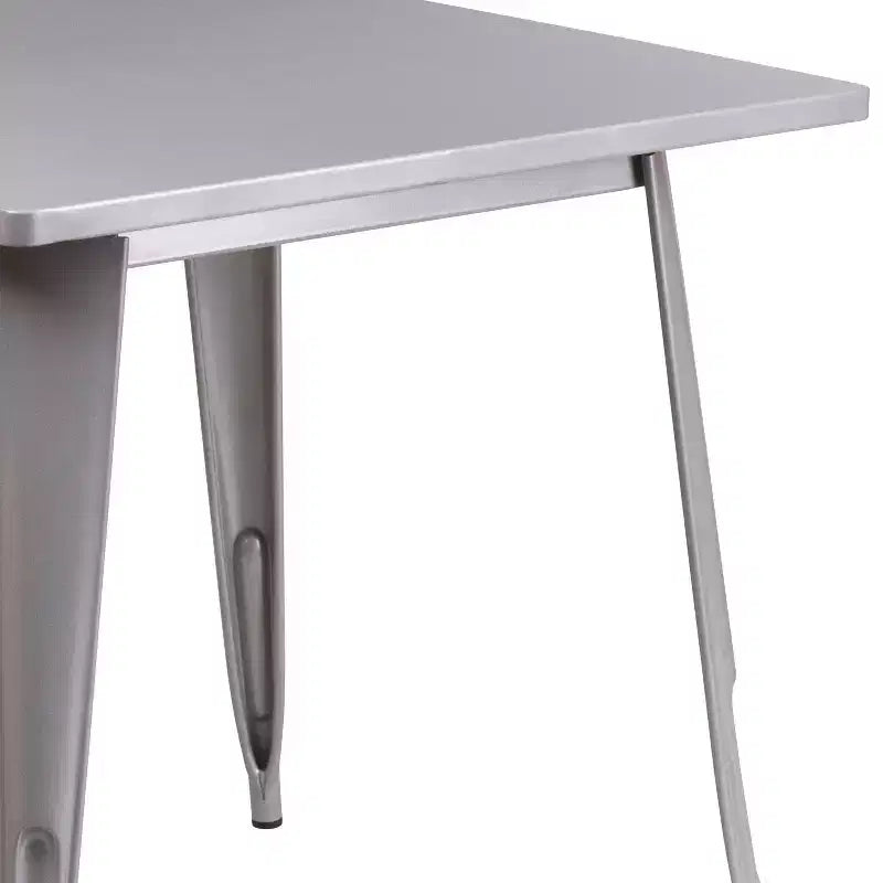 Tavolo quadrato da interno/esterno in metallo di livello commerciale Flash Furniture 31.5