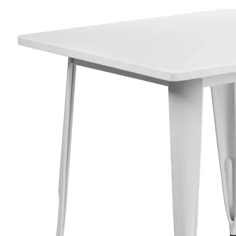 Tavolo quadrato da interno/esterno in metallo di livello commerciale Flash Furniture 31.5