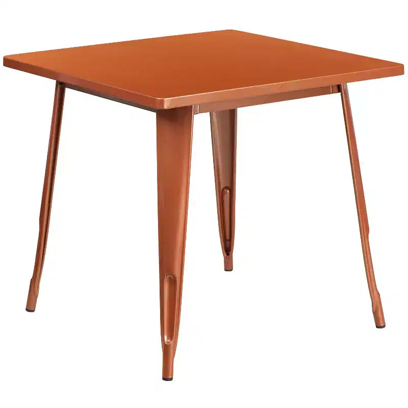 Tavolo quadrato da interno/esterno in metallo di livello commerciale Flash Furniture 31.5