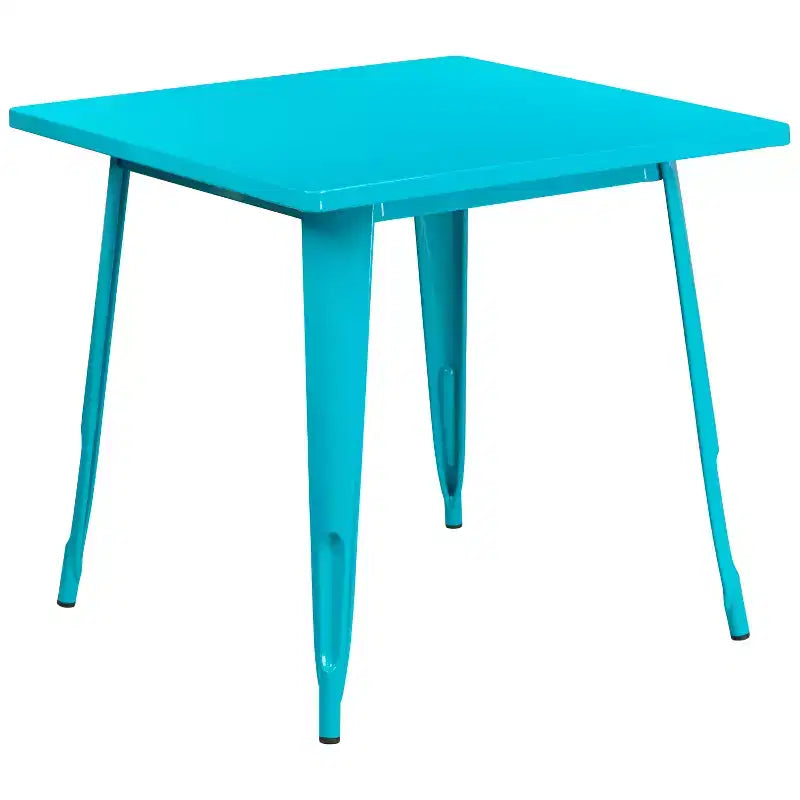 Tavolo quadrato da interno/esterno in metallo di livello commerciale Flash Furniture 31.5