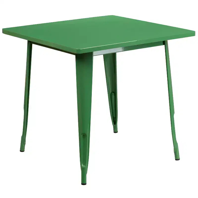 Tavolo quadrato da interno/esterno in metallo di livello commerciale Flash Furniture 31.5