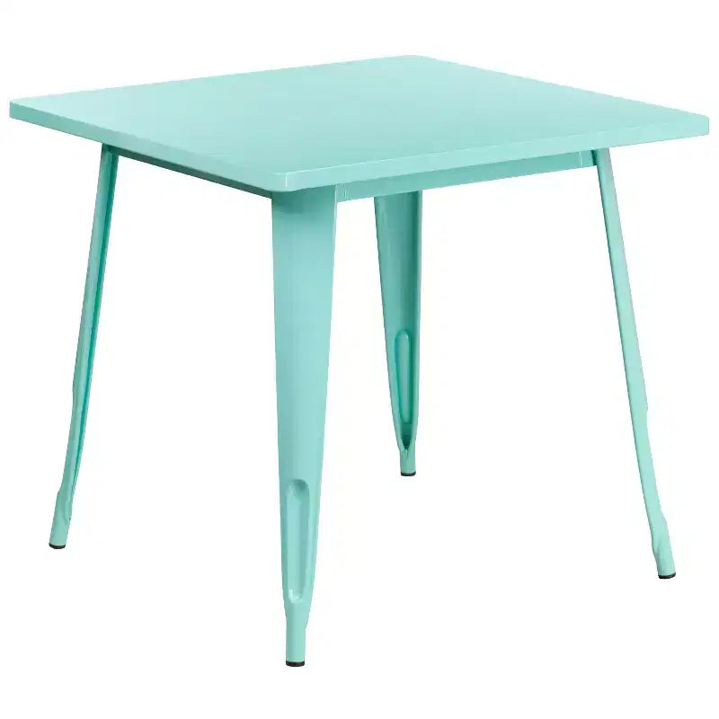Tavolo quadrato da interno/esterno in metallo di livello commerciale Flash Furniture 31.5