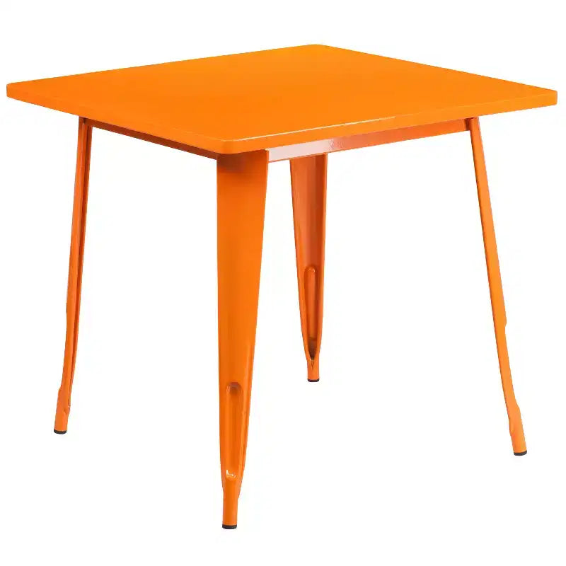 Tavolo quadrato da interno/esterno in metallo di livello commerciale Flash Furniture 31.5