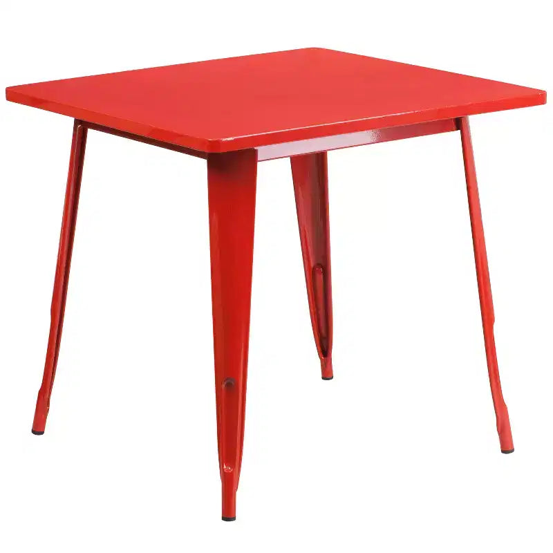 Tavolo quadrato da interno/esterno in metallo di livello commerciale Flash Furniture 31.5