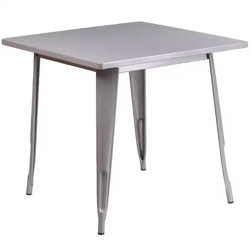 Tavolo quadrato da interno/esterno in metallo di livello commerciale Flash Furniture 31.5