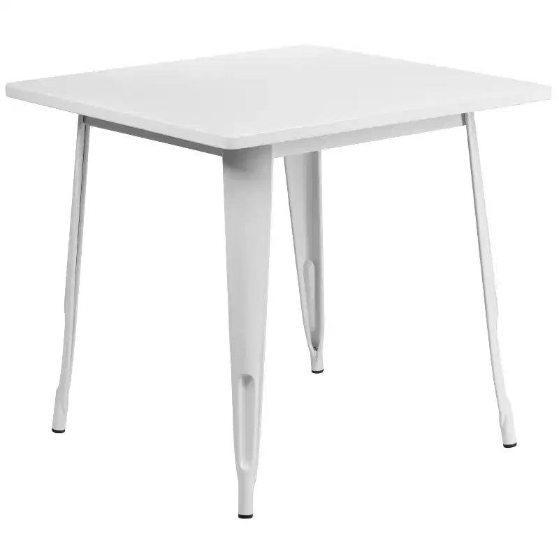 Tavolo quadrato da interno/esterno in metallo di livello commerciale Flash Furniture 31.5