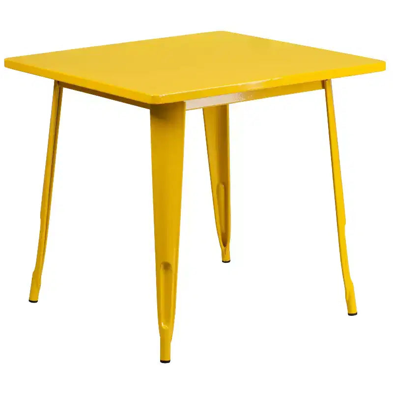 Tavolo quadrato da interno/esterno in metallo di livello commerciale Flash Furniture 31.5