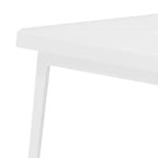Flash Furniture Tavolo Bar Quadrato in Metallo per Interni ed Esterni di Qualità Commerciale da 60 cm