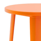 Tavolo Rotondo da Bar per Interni/Esterni in Metallo da 24 pollici per Uso Commerciale Flash Furniture