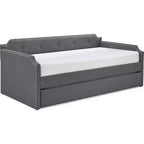 Divano letto imbottito con letto estraibile Bella - Click Decor